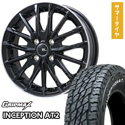 【取付対象】185/60R15 夏タイヤ ホイール4本セット シエンタ 2015-22 GRIPMAX インセプション A/TII RWL(限定) BRANDLE-LINE DF-10M グロスブラック/リムポリッシュ 15インチ【送料無料】