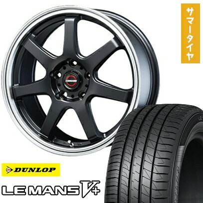 【取付対象】195/65R15 夏タイヤ ホイール4本セット DUNLOP ルマン V+(ファイブプラス) (5/114車用) BLEST ユーロマジック タイプS-07 15インチ【送料無料】