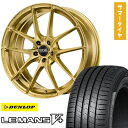 【取付対象】215/40R18 夏タイヤ ホイール4本セット DUNLOP ルマン V+(ファイブプラス) (5/100車用) OZ レッジェーラHLT 18インチ【送料無料】