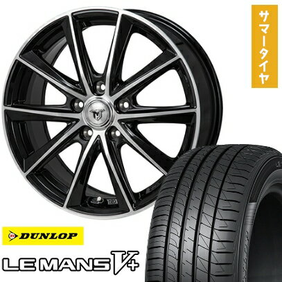 【取付対象】185/60R15 夏タイヤ ホイール4本セット シエンタ 2015-22 DUNLOP ルマン V+(ファイブプラス) MONZA JPスタイル MJ01 15インチ【送料無料】