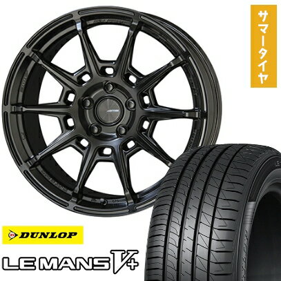 【取付対象】215/40R18 夏タイヤ ホイール4本セット DUNLOP ルマン V+(ファイブプラス) (5/100車用) KYOHO ガレルナ レフィーノ 18インチ【送料無料】