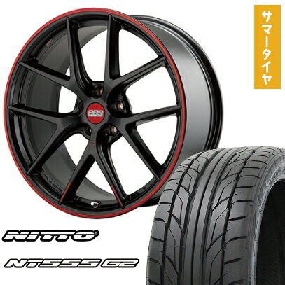 【取付対象】245/35R19 夏タイヤ ホイール4本セット NITTO NT555 G2 (5/114車用) BBS GERMANY CI-R ニュルブルクリンク エディション 19インチ【送料無料】