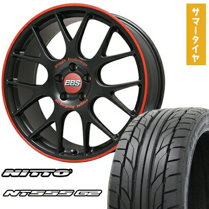 【取付対象】235/35R19 夏タイヤ ホイール4本セット NITTO NT555 G2 (5/114車用) BBS GERMANY CH-R ニュルブルクリンク エディション 19インチ【送料無料】