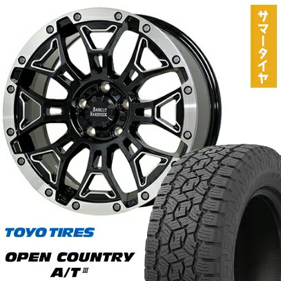 【取付対象】225/70R16 夏タイヤ ホイール4本セット TOYO OPEN COUNTRY A/T III RBL (5/114車用) HOT STUFF バークレイハードロック エルバート 16インチ【送料無料】