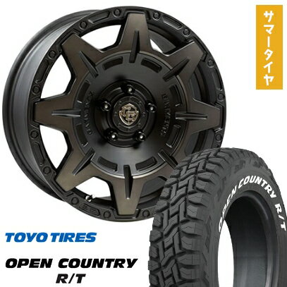 【取付対象】235/70R16 夏タイヤ ホイール4本セット TOYO OPEN COUNTRY R/T RWL/RBL (5/114車用) WEDS クロスオーバーガーメンツ Style M 16インチ【送料無料】