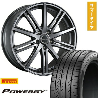 【取付対象】195/65R15 夏タイヤ ホイール4本セット PIRELLI パワジー (5/100車用) BRIDGESTONE バルミナ BR10 15インチ【送料無料】
