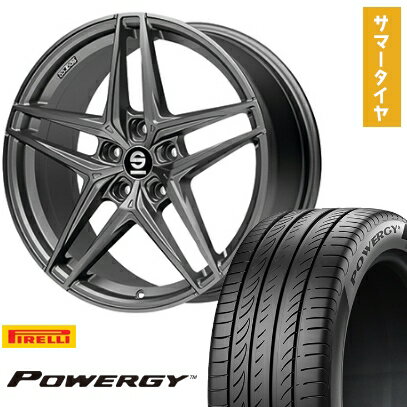 【取付対象】225/40R18 夏タイヤ ホイール4本セット PIRELLI パワジー (5/114車用) OZ SPARCO レコード 18インチ【送料無料】