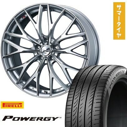 【取付対象】245/40R19 夏タイヤ ホイール4本セット PIRELLI パワジー (5/114車用) WEDS レオニス MX 19インチ【送料無料】