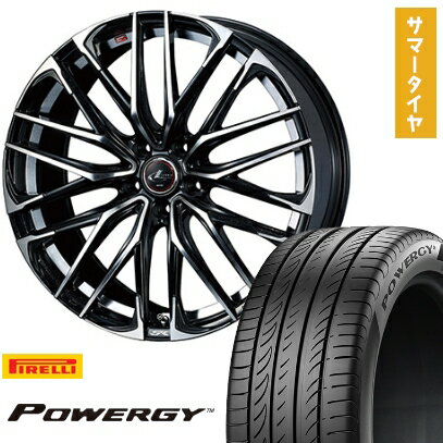【取付対象】205/50R17 夏タイヤ ホイール4本セット PIRELLI パワジー (5/114車用) WEDS レオニス SK 17インチ【送料無料】