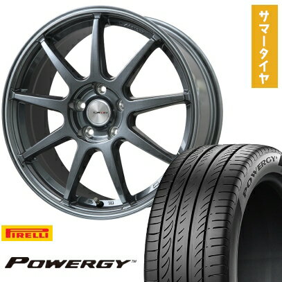 【取付対象】205/60R16 夏タイヤ ホイール4本セット PIRELLI パワジー (5/114車用) LEHRMEISTER LMスポーツLM-QR ガンメタ/ラインポリッシュ 16インチ【送料無料】