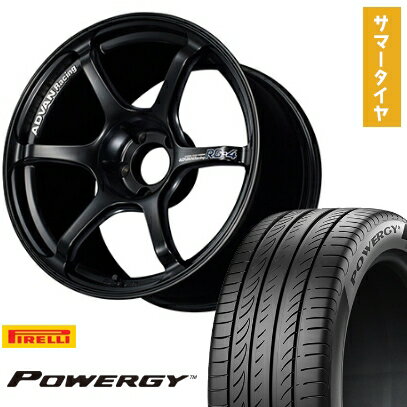 【取付対象】215/50R17 夏タイヤ ホイール4本セット PIRELLI パワジー (5/114車用) YOKOHAMA アドバンレーシング RG4 17インチ【送料無料】