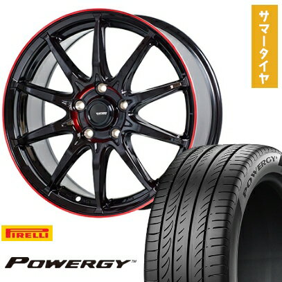 【取付対象】205/55R16 夏タイヤ ホイール4本セット PIRELLI パワジー (5/100車用) HOT STUFF ジースピード P-05R 16インチ【送料無料】
