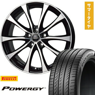 【取付対象】195/65R15 夏タイヤ ホイール4本セット PIRELLI パワジー (5/114車用) HOT STUFF ラフィット LE-07 15インチ【送料無料】