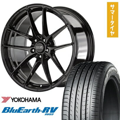 【取付対象】245/40R20 夏タイヤ ホイール4本セット YOKOHAMA ブルーアース RV-03 (5/114車用) OZ レッジェーラHLT 20インチ【送料無料】