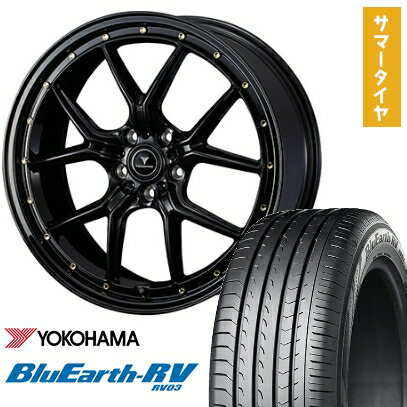 【取付対象】245/40R19 夏タイヤ ホイール4本セット YOKOHAMA ブルーアース RV-03 (5/114車用) WEDS ノヴァリス アセット S1 19インチ【送料無料】