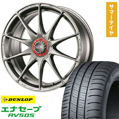 【取付対象】235/55R18 夏タイヤ ホイール4本セット DUNLOP エナセーブ RV505 (5/114車用) OZ フォーミュラHLT 18インチ【送料無料】