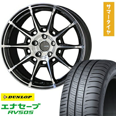 【取付対象】245/45R19 夏タイヤ ホイール4本セット DUNLOP エナセーブ RV505 (5/114車用) KYOHO ガレルナ レフィーノ 19インチ【送料無料】
