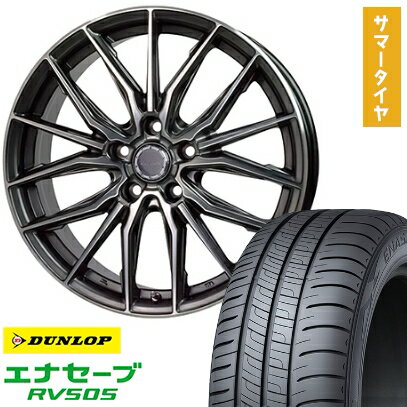 【取付対象】245/40R19 夏タイヤ ホイール4本セット DUNLOP エナセーブ RV505 (5/114車用) ホットスタッフ プレシャス アストM4 19インチ【送料無料】