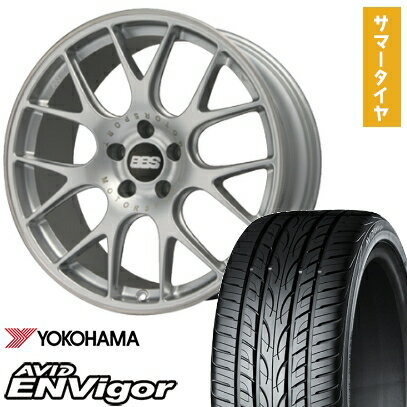 【取付対象】225/40R19 夏タイヤ ホイール4本セット YOKOHAMA エイビッド エンビガーS321 (5/114車用) BBS GERMANY CH-R ブリリアントシルバー 19インチ【送料無料】