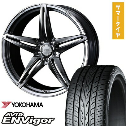 【取付対象】225/40R19 夏タイヤ ホイール4本セット YOKOHAMA エイビッド エンビガーS321 (5/114車用) WEDS F-ZERO FZ-3 19インチ【送料無料】