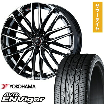 【取付対象】225/40R19 夏タイヤ ホイール4本セット YOKOHAMA エイビッド エンビガーS321 (5/114車用) WEDS レオニス SK 19インチ【送料無料】