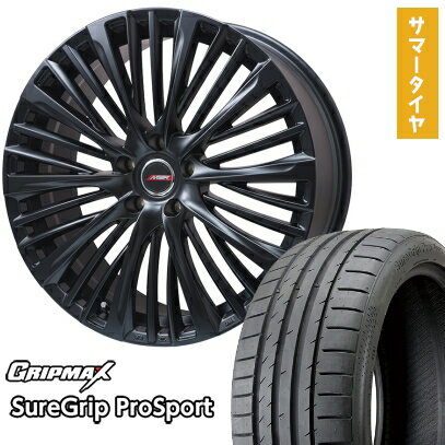 【取付対象】245/40R20 夏タイヤ ホイール4本セット GRIPMAX シュアグリップ PRO SPORTS BSW（限定） (5/114車用) PREMIX MER-X(マットブラック) 20インチ【送料無料】