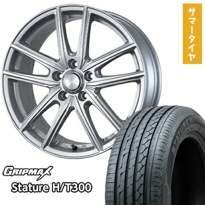 【取付対象】225/55R18 夏タイヤ ホイール4本セット GRIPMAX スタチャー H/T300 BSW（限定） (5/114車用) BRIDGESTONE エコフォルム SE-20 18インチ【送料無料】