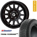 【取付対象】225/65R17 夏タイヤ ホイール4本セット BFグッドリッチ トレールテレーンT/A ORWL (5/114車用) DELTA FORCE オーバル 17インチ【送料無料】