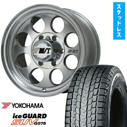 【取付対象】285/75R16 スタッドレスタイヤ ホイール4本セット YOKOHAMA アイスガード SUV G075 (6/139車用) MICKEY-T ミッキートンプソン クラシック3 16インチ【送料無料】
