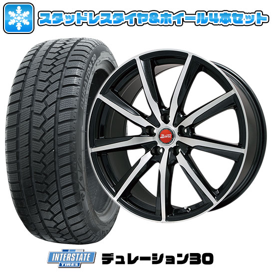 【取付対象】【送料無料 ノア/ヴォクシー専用】 INTERSTATE インターステート デュレーション30(限定) 195/65R15 15インチ スタッドレスタイヤ ホイール4本セット BIGWAY B-WIN ヴェノーザ9 トヨタ車専用(平座ナット) 6J 6.00-15