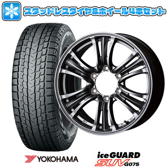 265/65R17 スタッドレスタイヤ ホイール4本セット YOKOHAMA アイスガード SUV G075 (6/139車用) TOPY バザルト-X タイプ2 17インチ