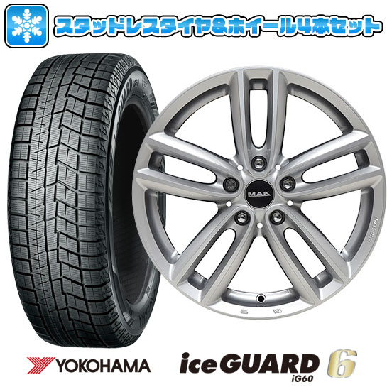 【取付対象】205/65R16 スタッドレスタイヤ ホイール4本セット 輸入車用 MINI（F60） YOKOHAMA アイスガード シックスIG60 MAK オクスフォード 16インチ【送料無料】