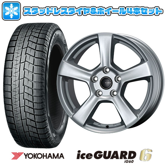 エントリーしてポイント7倍![5/23 20:00-5/27 01:59] 【取付対象】205/60R16 スタッドレスタイヤ ホイール4本セット 輸入車用 ベンツBクラス（W247） YOKOHAMA アイスガード シックスIG60 TRG スノーコンセプト【限定】 16インチ【送料無料】