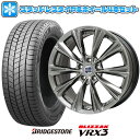 【取付対象】225/45R19 スタッドレスタイヤ ホイール4本セット 輸入車用 BMW X1（F48） BRIDGESTONE ブリザック VRX3 KELLENERS X-LINE(クロームハイパーブラック) 19インチ【送料無料】