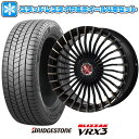 【取付対象】195/60R17 スタッドレスタイヤ ホイール4本セット ライズ/ロッキー（ガソリン） BRIDGESTONE ブリザック VRX3 PREMIX グラッパ f30 (ブロンズクリア) 17インチ【送料無料】