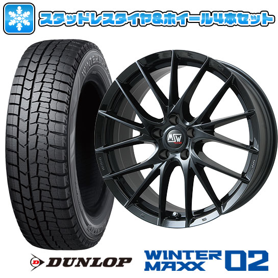 ytΏہz225/55R17 X^bhX^C zC[4{Zbg Aԗp AEfBA6i4Gj DUNLOP EC^[}bNX 02 WM02 MSW by OZ Racing MSW 29(OXubN) 17C`yz