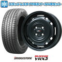 【取付対象】155/65R14 スタッドレスタイヤ ホイール4本セット N-BOX タント スペーシア BRIDGESTONE ブリザック VRX3 レアマイスター LMG OFF-STYLE 2 (マットブラック) 14インチ【送料無料】