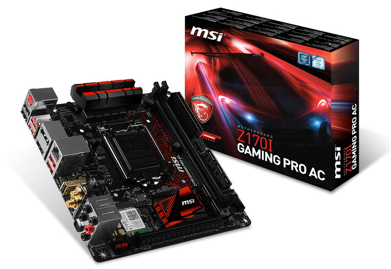 Mini-ITXゲーミングマザー「Z170I GAMING PRO AC」