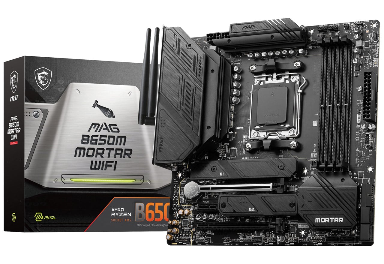 AMD B650チップセット搭載。ゲーミング向けに豊富な機能を備えたmicroATXマザーボード AMD B650チップセット搭載 派手さと無駄を排したゲーミング向けのMAGシリーズ AMD第5世代Ryzenプロセッサ対応 microATX...