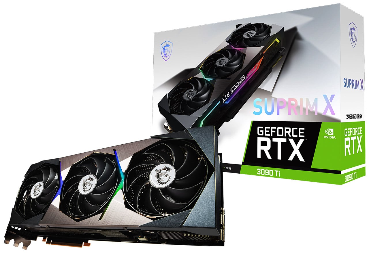 MSI GeForce RTX 3090 Ti SUPRIM X 24G 正規代理店保証付 vd7991のサムネイル