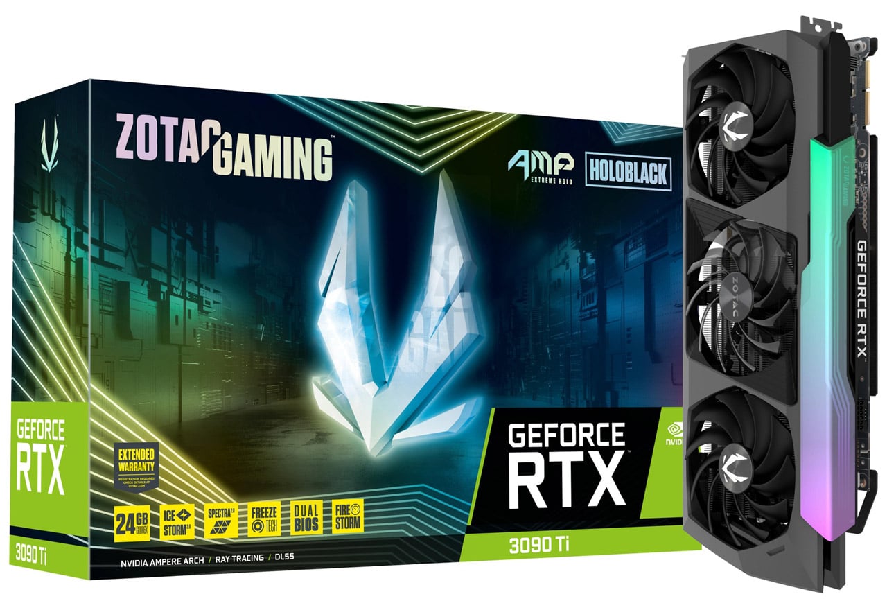 ZOTAC GAMING GeForce RTX 3090 Ti AMP Extreme Holo 正規代理店保証付 vd8075