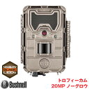 Bushnell(ブッシュネル)正規品 トレイルカメラ 人感センサー搭載 白黒テキストLCD内蔵 屋外型センサーカメラ トロフィーカム 20MP ノーグロウ BTR-20MP-N