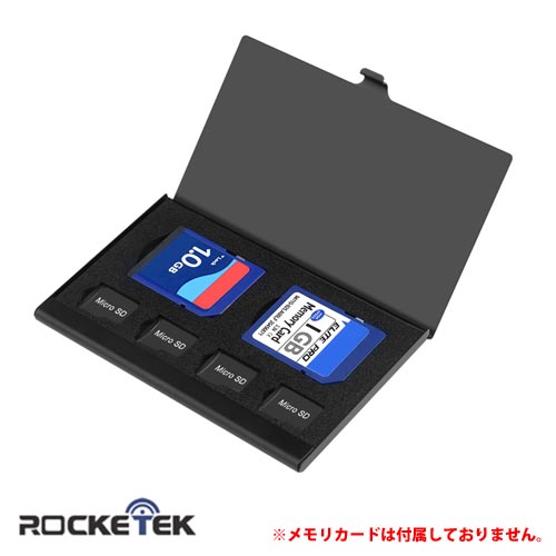 Rocketek アルミ SD メモリーカード収