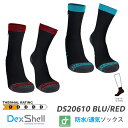 DexShell デックスシェル 完全防水靴下 WATERPROOF RUNNING LITE SOCKS 防水 ランニング ライト ショート ソックス DS20610 DS20610RED DS20610BLU