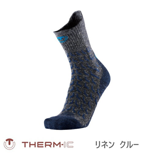 THERM-IC SOCKS TREKKING ULTRA COOL LINEN CREW サーミック マウンテニアリング ソックス トレッキング ウルトラクール リネン クルー T25-5250-001