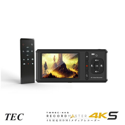 TEC ebN RECORD MASTER 4K EDITION 4K30P^Ή j^[ڃ|[^u HDMIfBAR[_[ TMREC-4KS