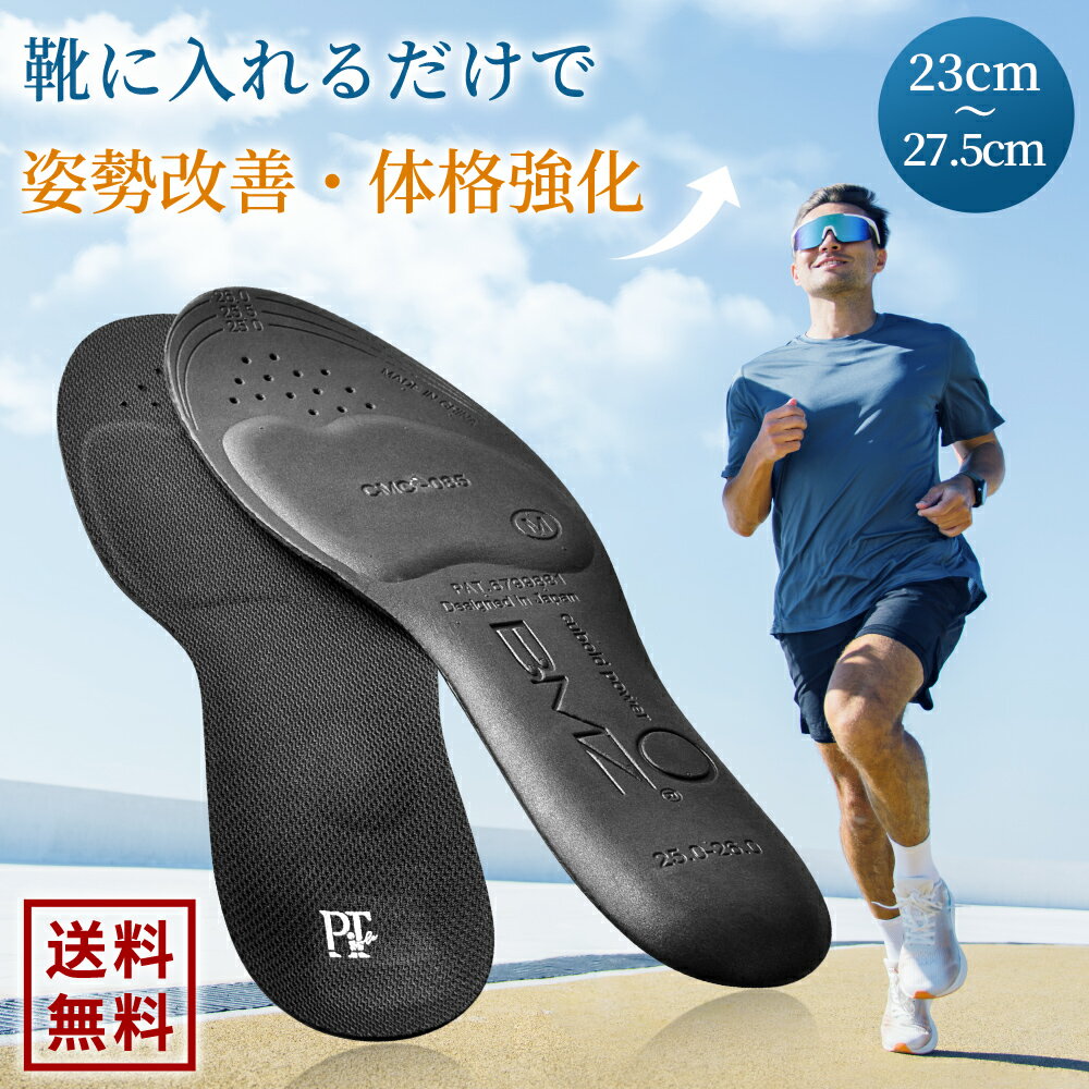 Rakuten - インソール 衝撃吸収 疲れにくい 防臭 アーチサポート 軽量 男性 レディース ハイアーチ ランニング 通気 運動 登山 防臭加工 美脚 立体 男女兼用 軽量