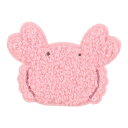 ティーズファクトリー なんでもいきものモコモコ刺繍ステッカー カニ 約 H6xW7cm 以 内 NM-5546086KN(3)