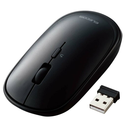 エレコム ワイヤレスマウス 無線2.4GHz Slint M-TM10DBBK/EC 薄型 静音 4ボタン プレゼンモード機能付 Windows Mac 対応 ブラック エレコム ワイヤレスマウス 無線2.4GHz Slint M-TM10DBBK/EC 薄型 静音 4ボタン プレゼンモード機能付 Windows Mac 対応 ブラック