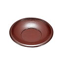 宮本産業 茶托 千筋 4.0 溜 約φ12.2×2cm